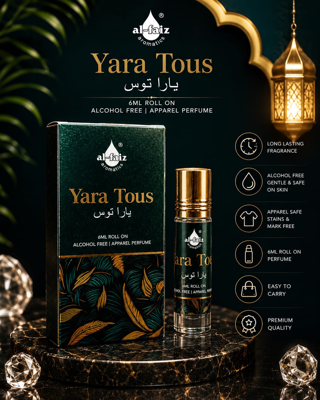 Yara Tous Attar Roll-On Perfume 6ML